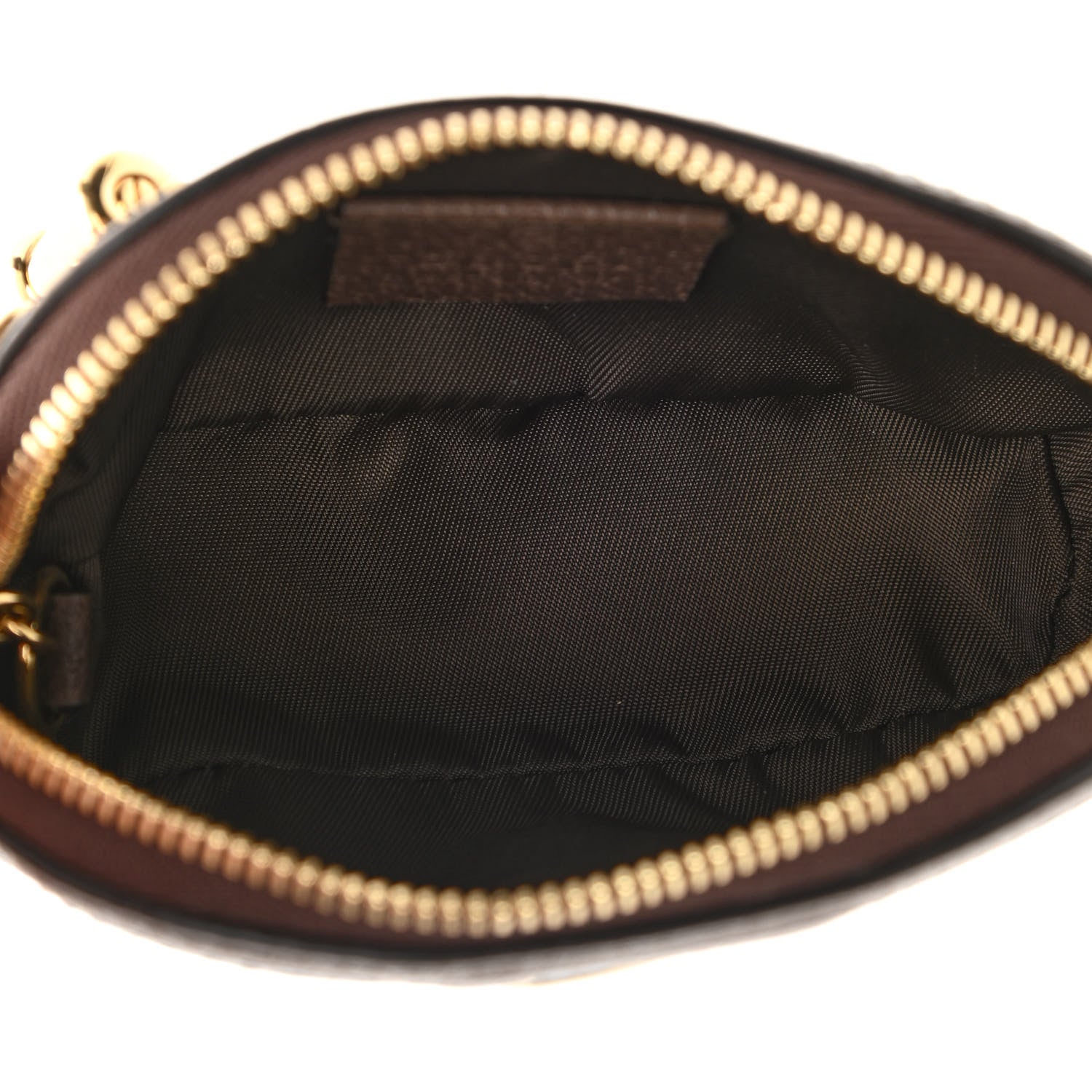 Gucci GG Supreme Monogram Web Ophidia Dome Key Pouch Beige New Acero 6 of 8