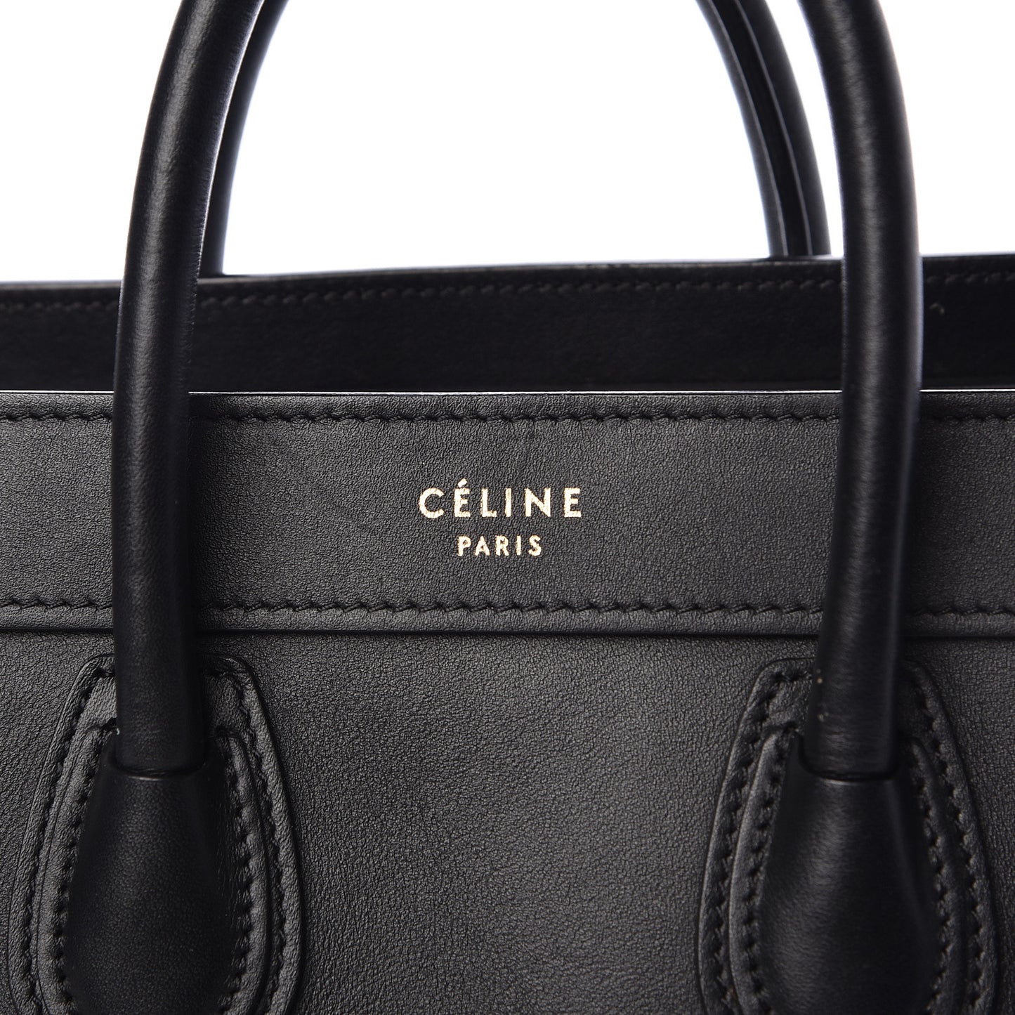 Smooth Calfskin Nano Luggage Black