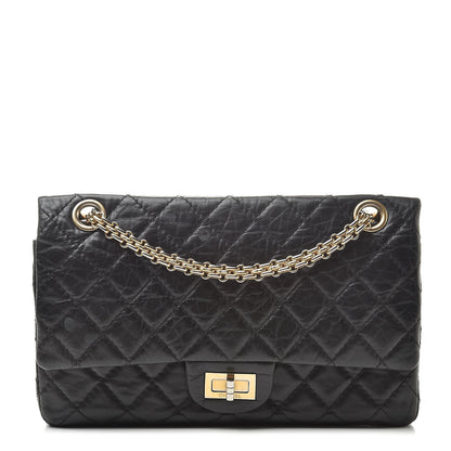 Chanel Aged Calfskin Quilted 2.55 Reissue 225 Flap Black 1 of 15