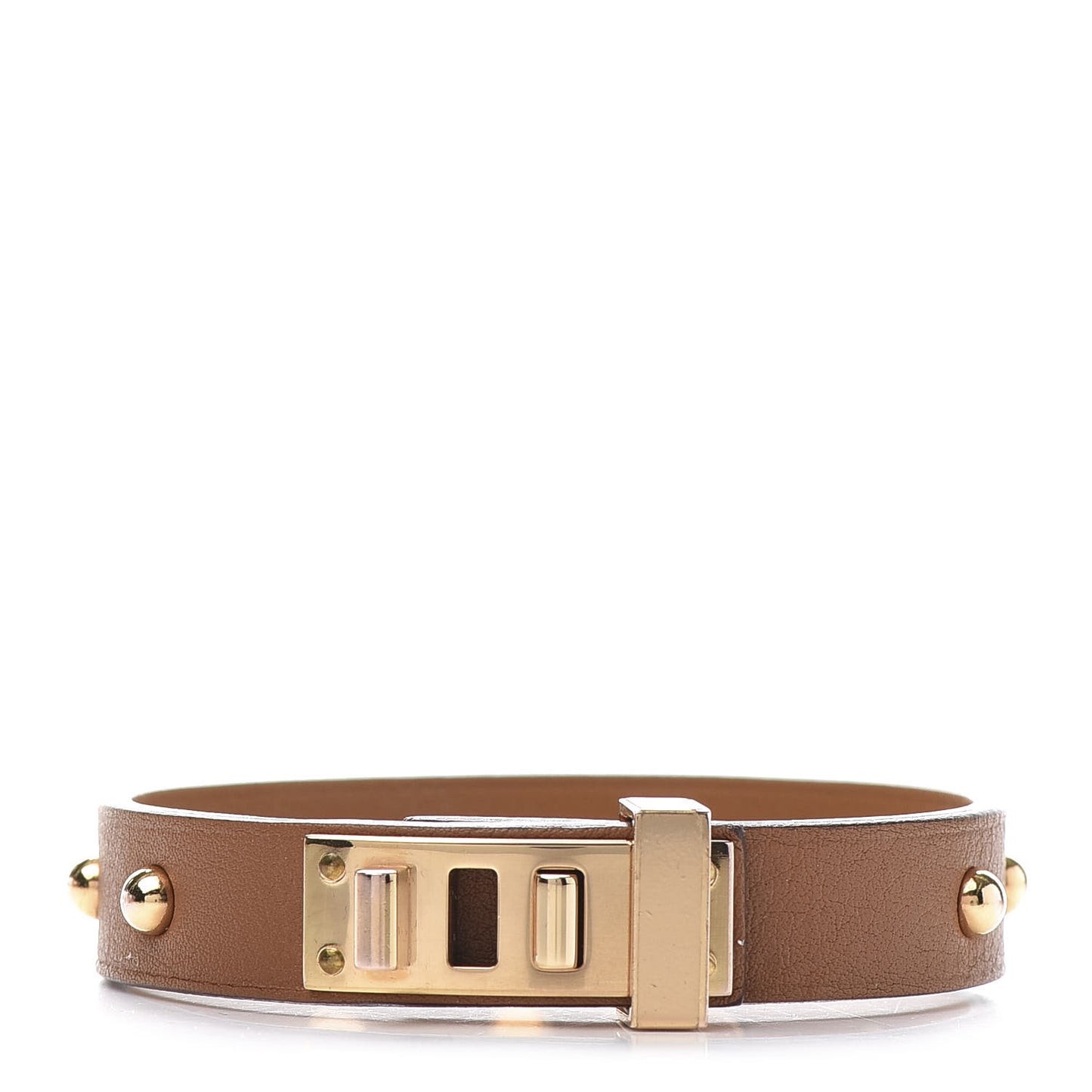 Swift Mini Dog Clous Ronds Bracelet T3 Gold