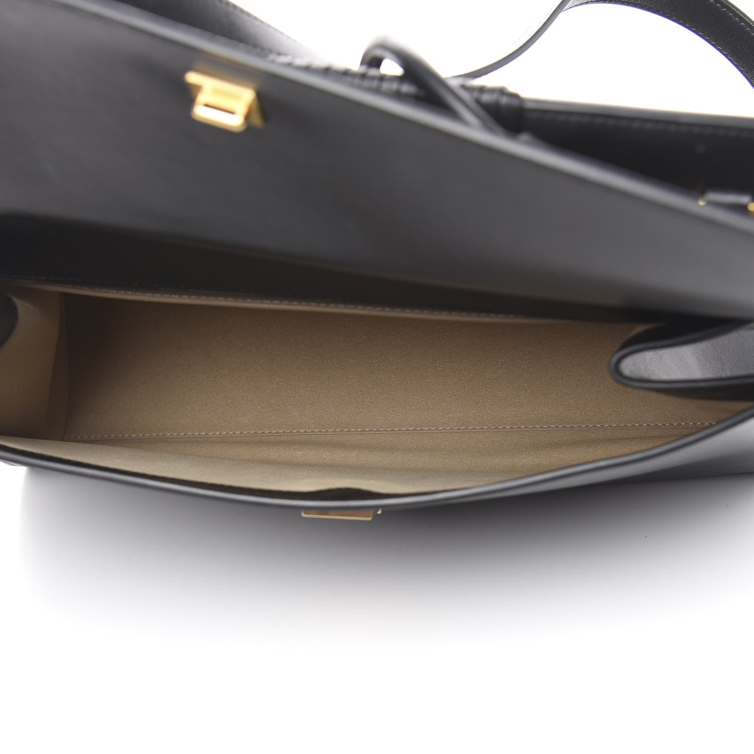 Givenchy Calfskin Large Whip Top Handle Shoulder Bag Black 5 of 13