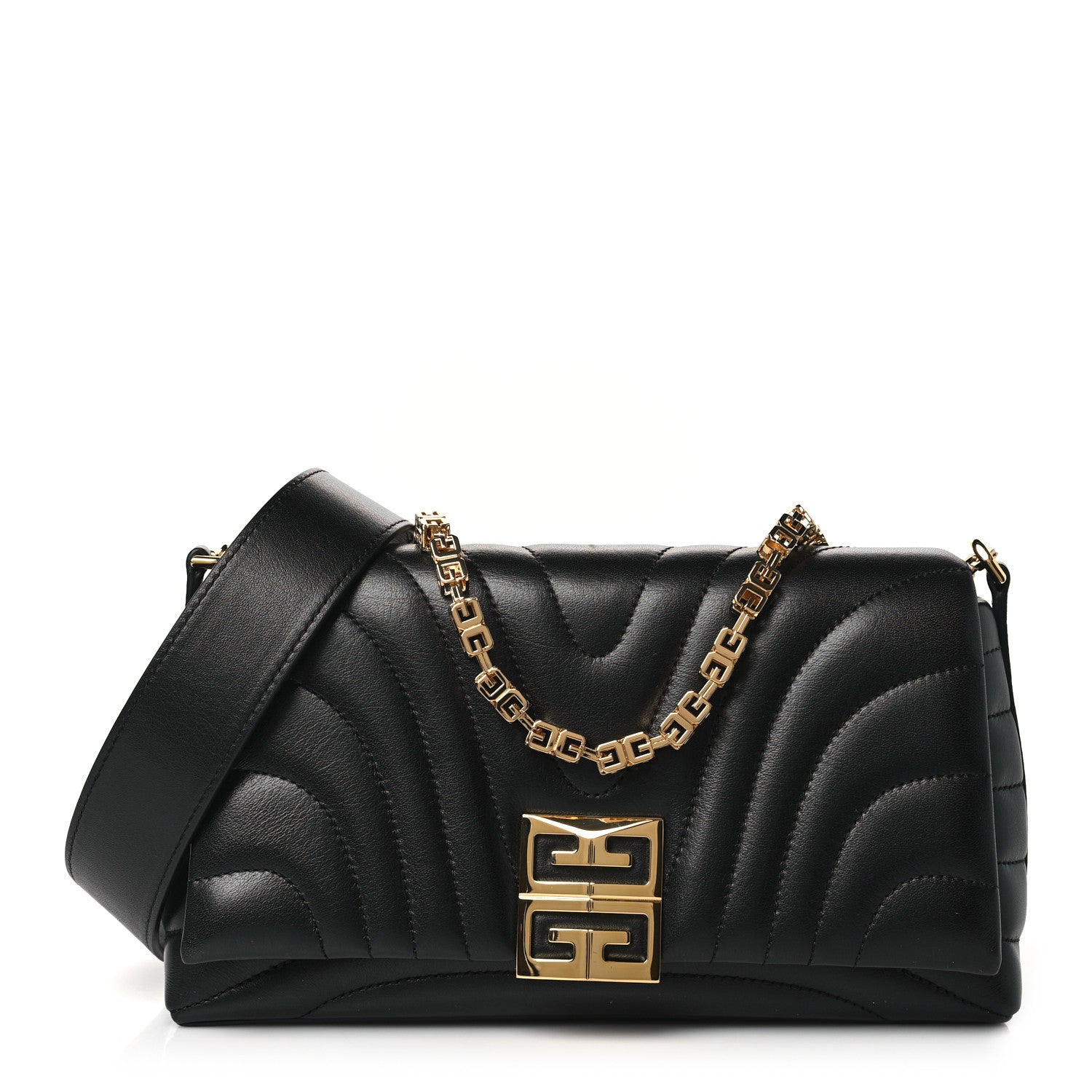 Givenchy Calfskin Quilted Small 4G Shoulder Bag Black 1 of 9