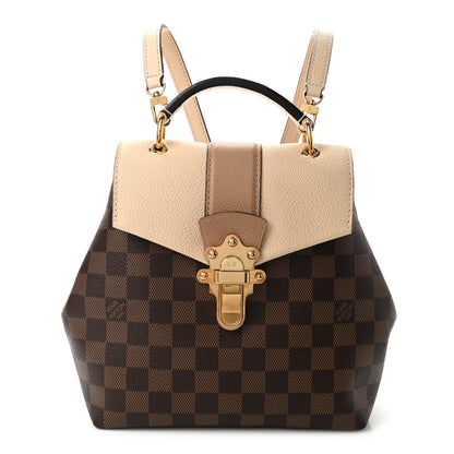Louis Vuitton Damier Ebene Clapton Backpack Creme 1 of 11
