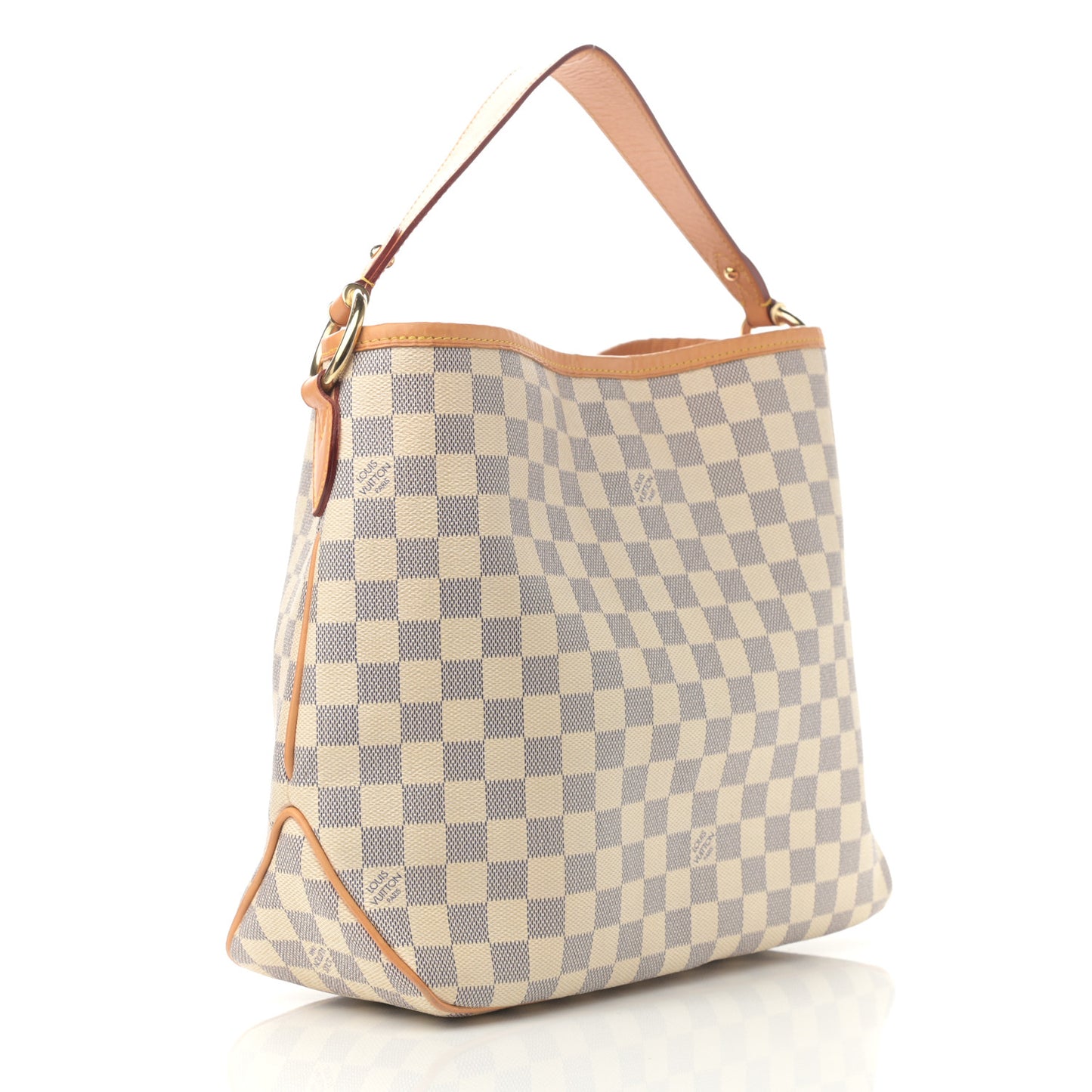 Damier Azur Delightful MM Rose Ballerine