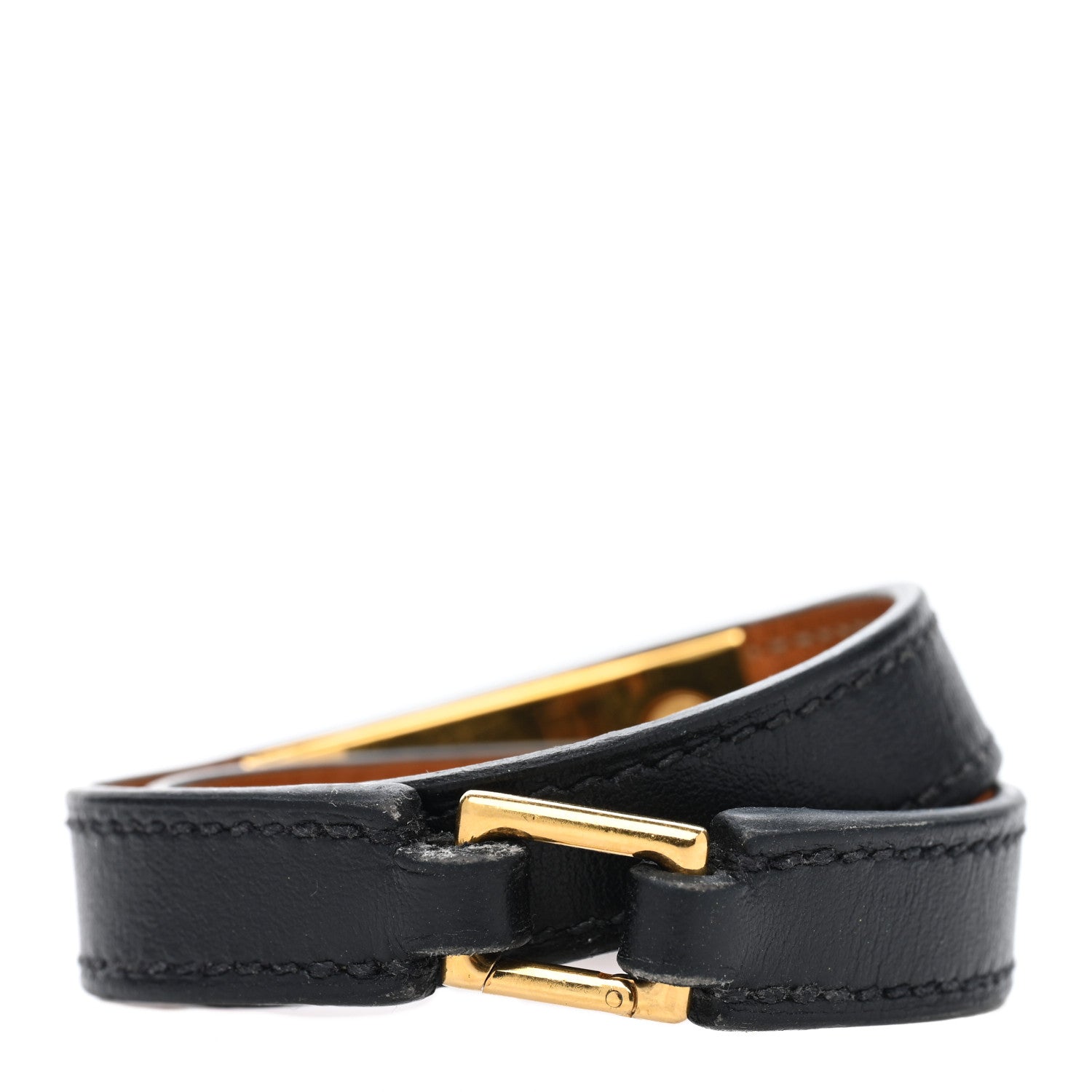 Hermes Box Rivale Double Tour Bracelet XS Black 2 of 4