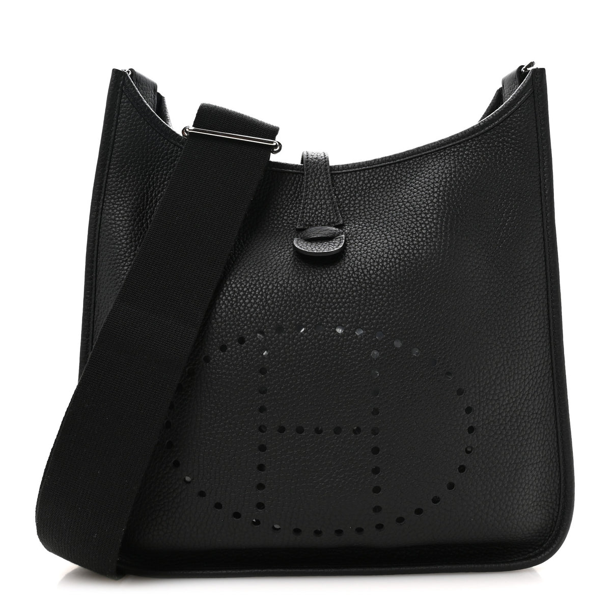 Hermes Taurillon Clemence Evelyne III PM Black 1 of 10
