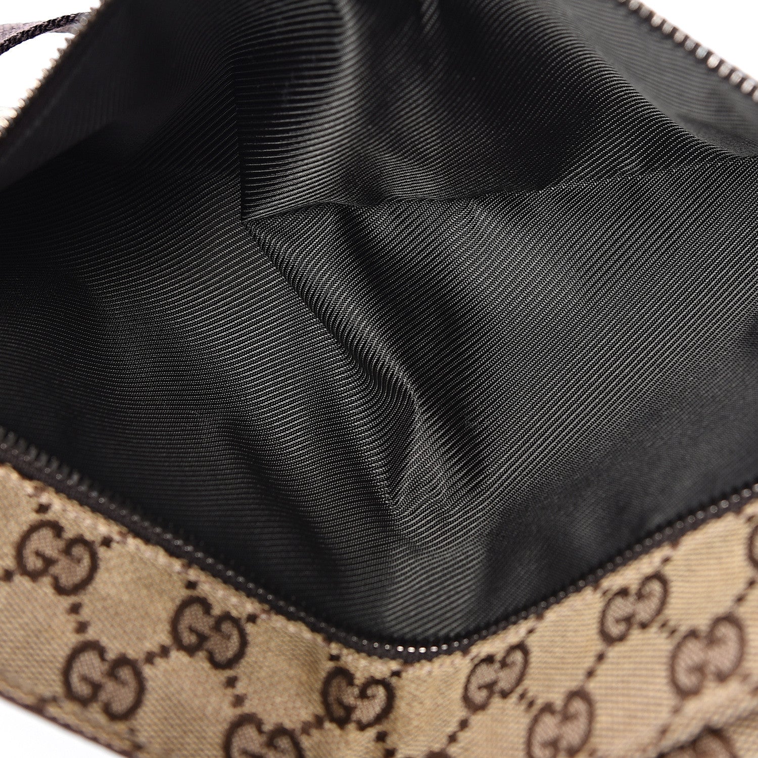 Gucci GG Monogram Double Pocket Belt Bag Dark Brown 4 of 10