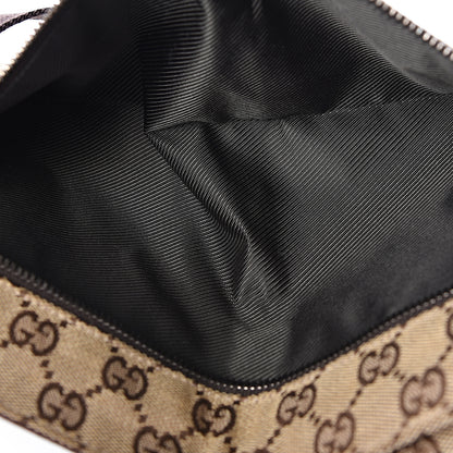 Gucci GG Monogram Double Pocket Belt Bag Dark Brown 4 of 10