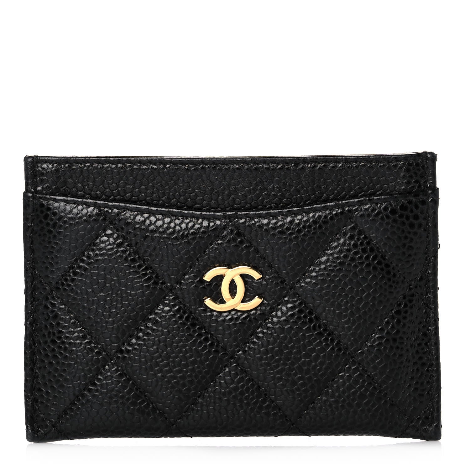 Chanel Caviar Quilted Card Holder Black 1 of 8