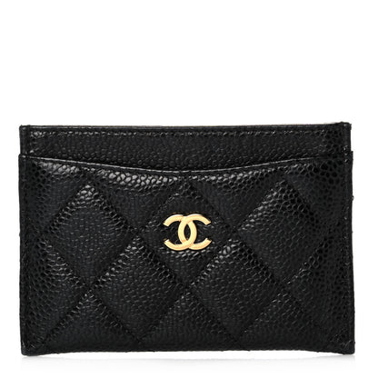 Chanel Caviar Quilted Card Holder Black 1 of 8