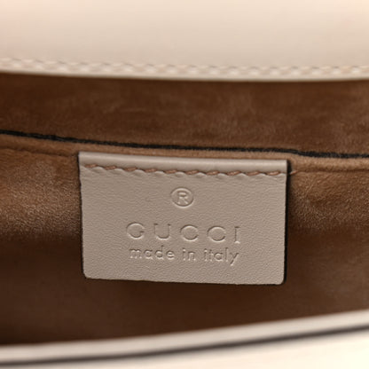 Gucci Calfskin Mini Sylvie Chain Shoulder Bag White 6 of 13