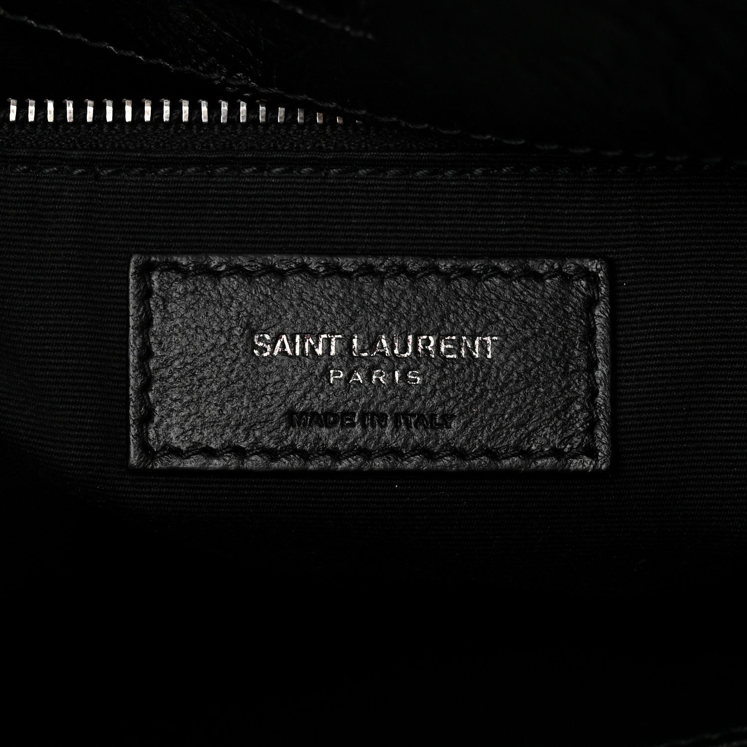 Saint Laurent Crinkled Calfskin Matelasse Monogram Medium Niki Shopper Tote Black 6 of 12