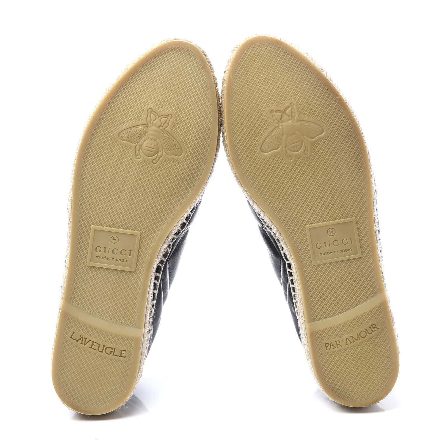 Gucci Nappa Matelasse GG Marmont Espadrilles 37 Black 6 of 11