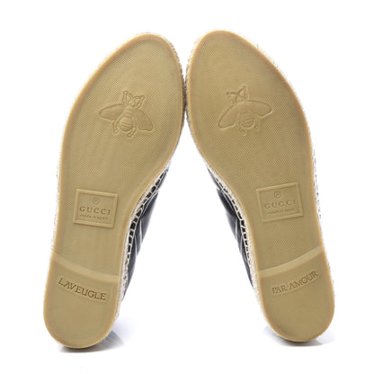 Gucci Nappa Matelasse GG Marmont Espadrilles 37 Black 6 of 11