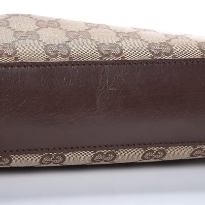 Gucci Monogram GG Small Clasp Hobo Brown 9 of 12