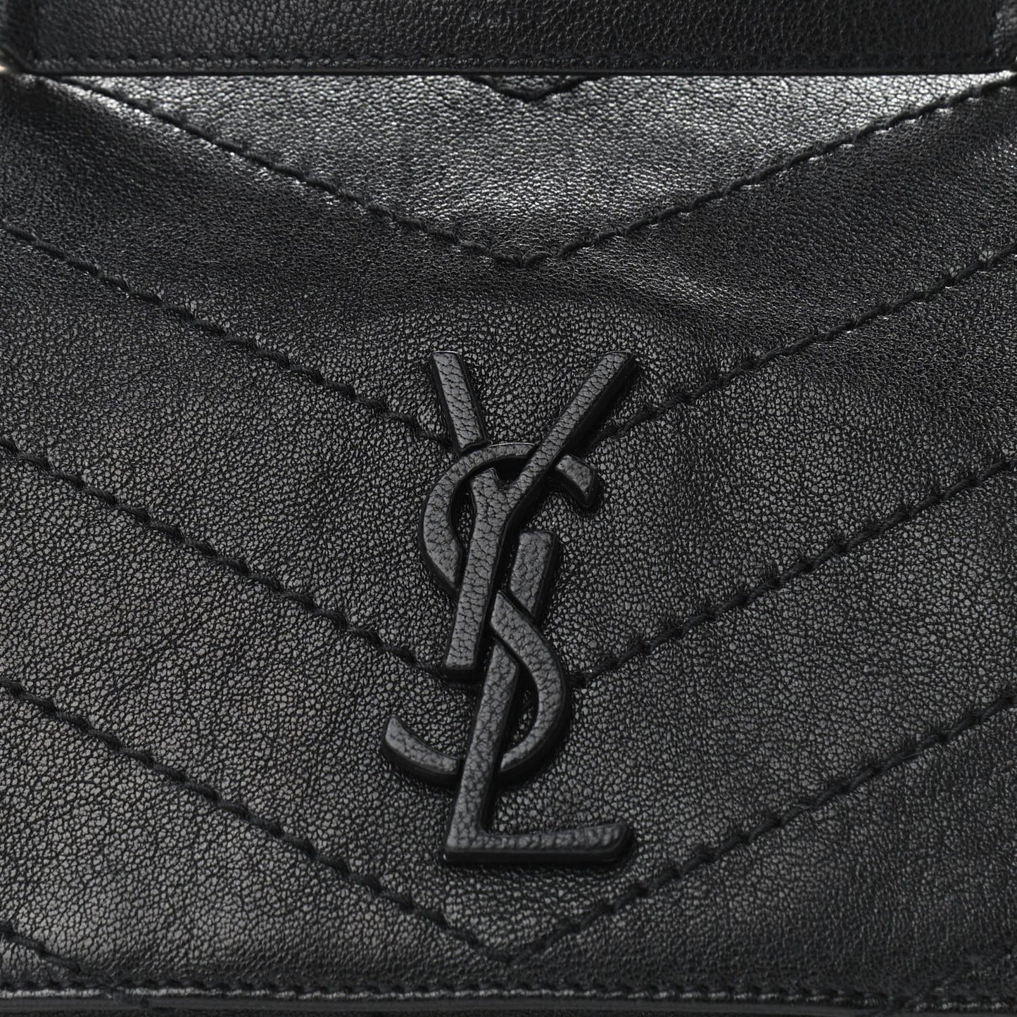 Vintage Lambskin Chevron Monogram Small Nolita Black