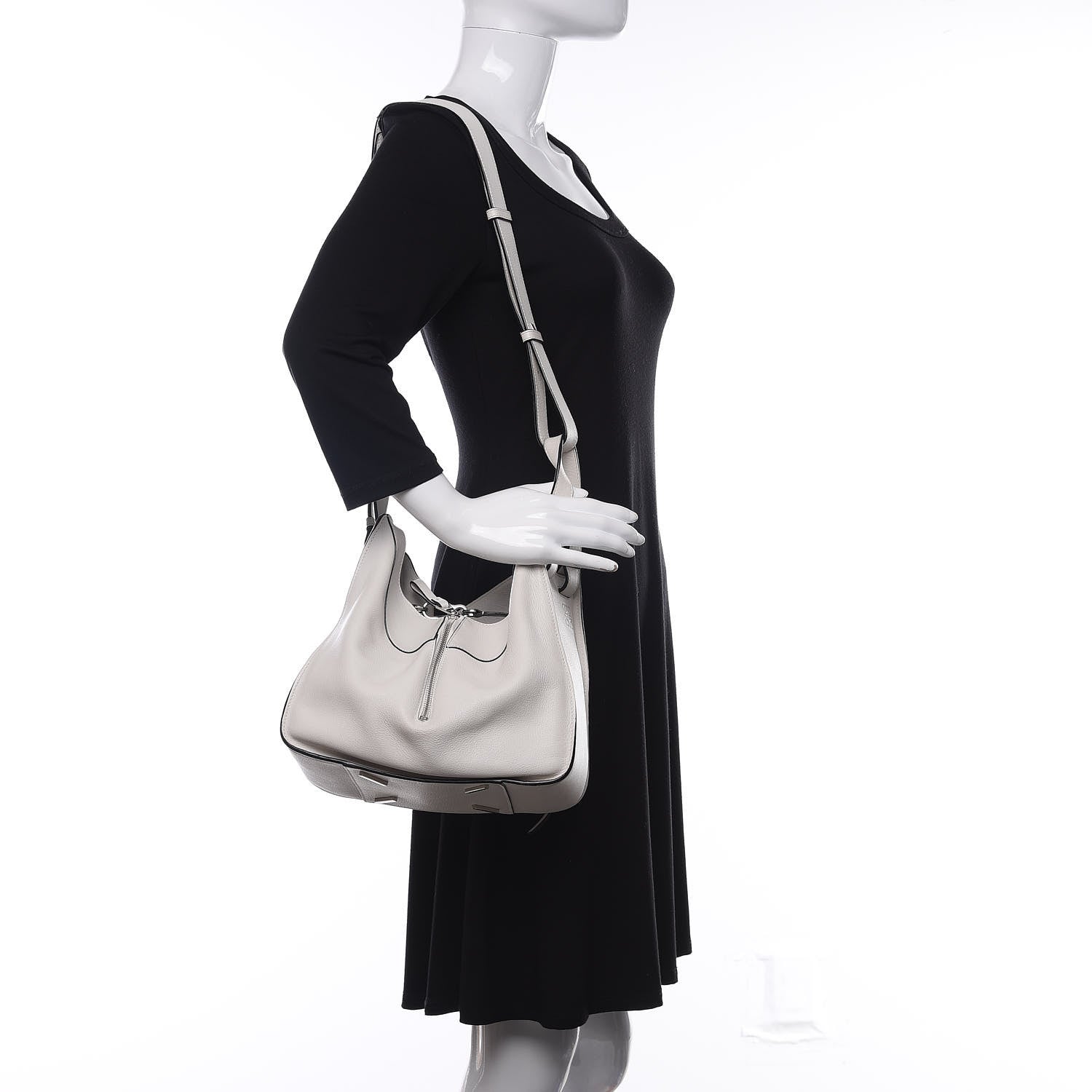 Loewe Calfskin Medium Hammock Shoulder Bag Soft White 2 of 10