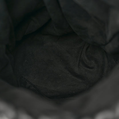 Saint Laurent Linen Canvas Teddy Shopping Bag Black 6 of 11