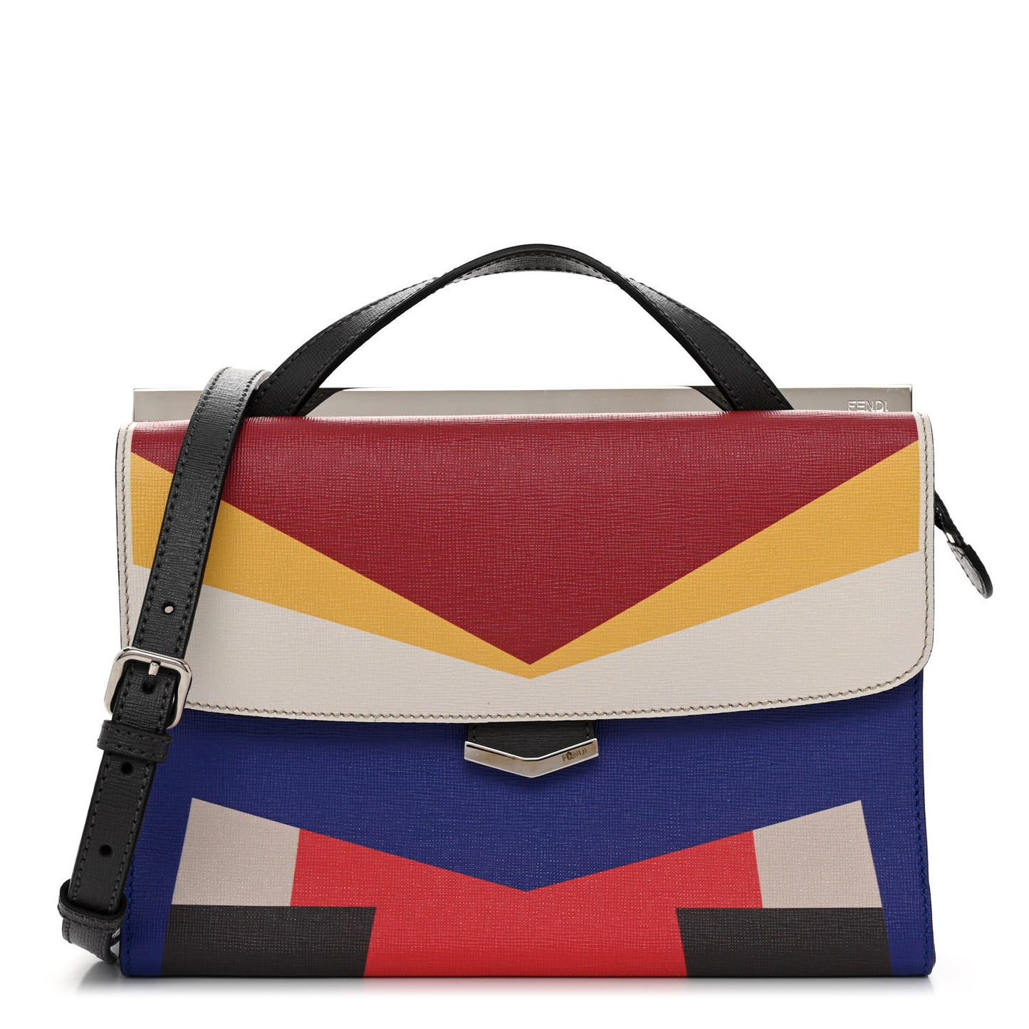 Vitello Elite Demi Jour Shoulder Bag Multicolor