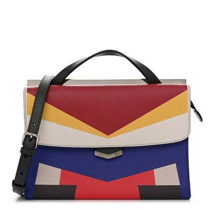 Fendi Vitello Elite Demi Jour Shoulder Bag Multicolor 1 of 10