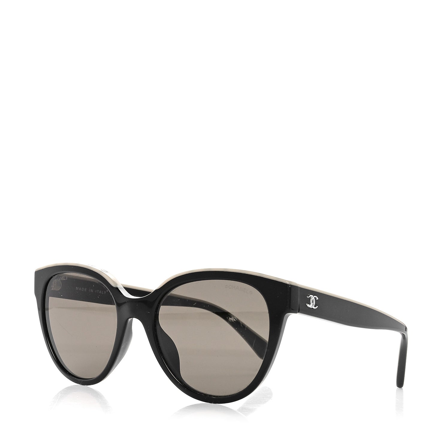 Acetate CC Butterfly Sunglasses 5414-A Black Beige