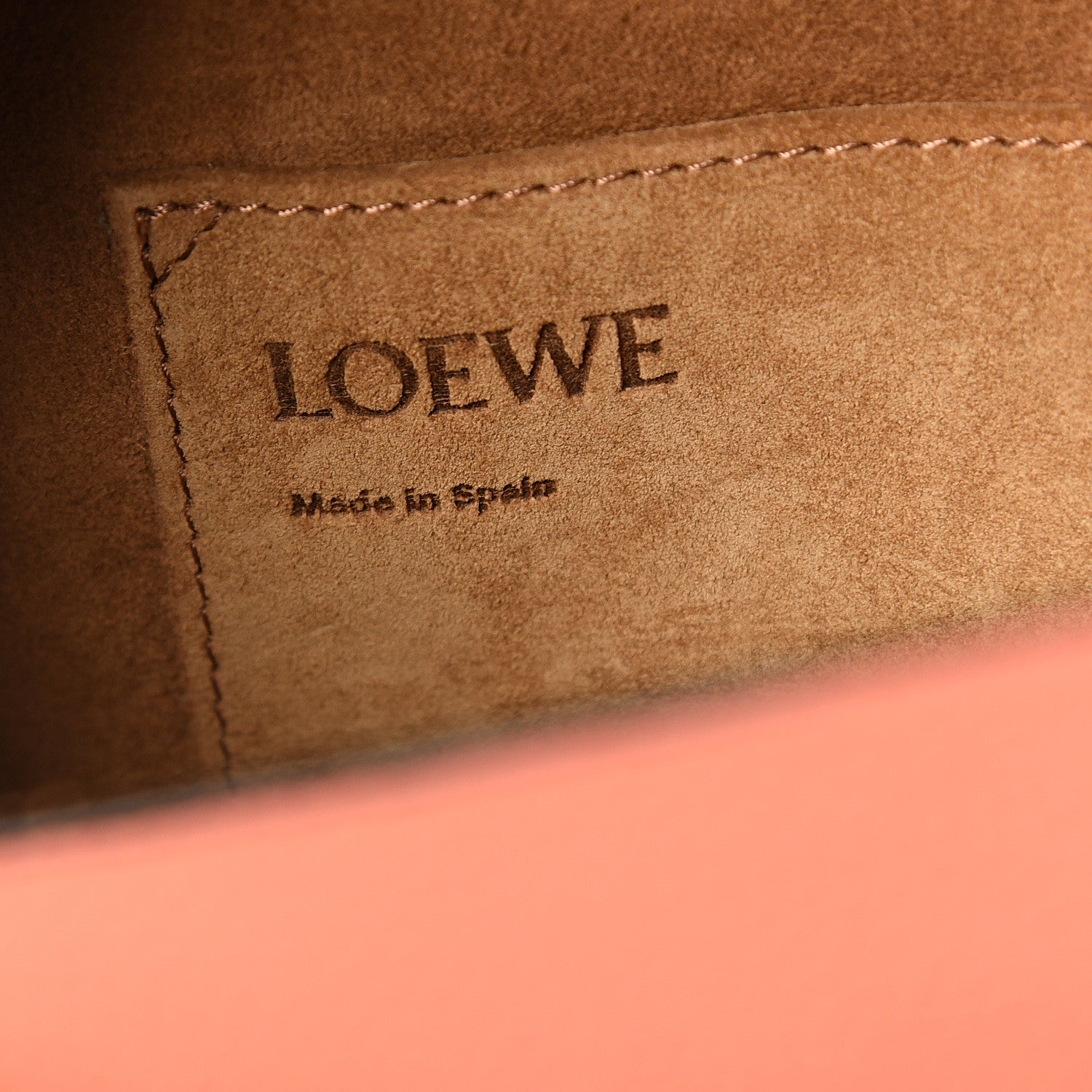 Loewe Calfskin Small Gate Crossbody Bag Tulip Tan 5 of 8