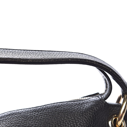 Gucci Pebbled Calfskin Large Soho Hobo Black 9 of 12