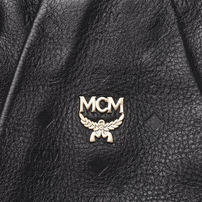 MCM Calfskin Ottomar Monogram Tote Black 9 of 9