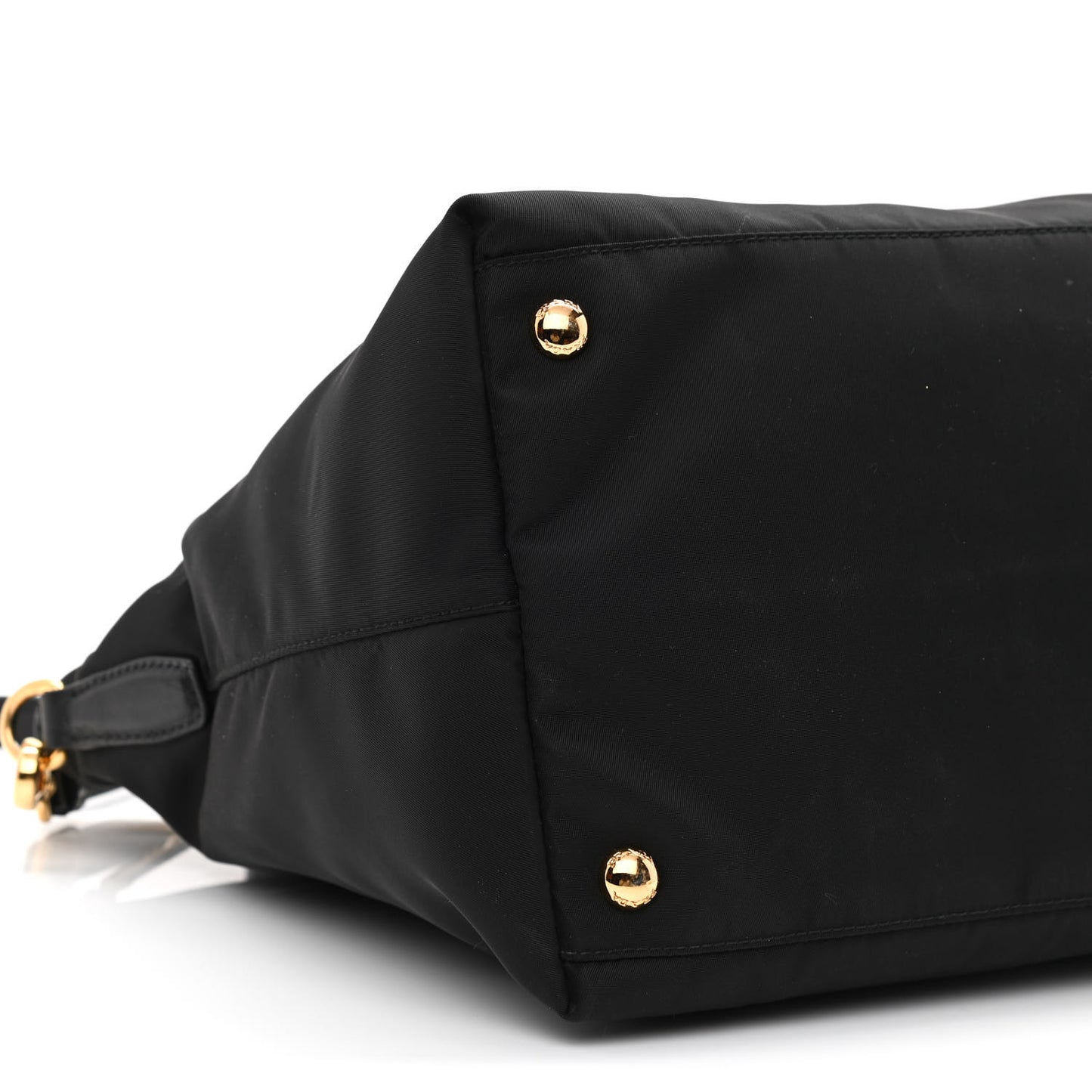 Tessuto Nylon Saffiano Tote Black
