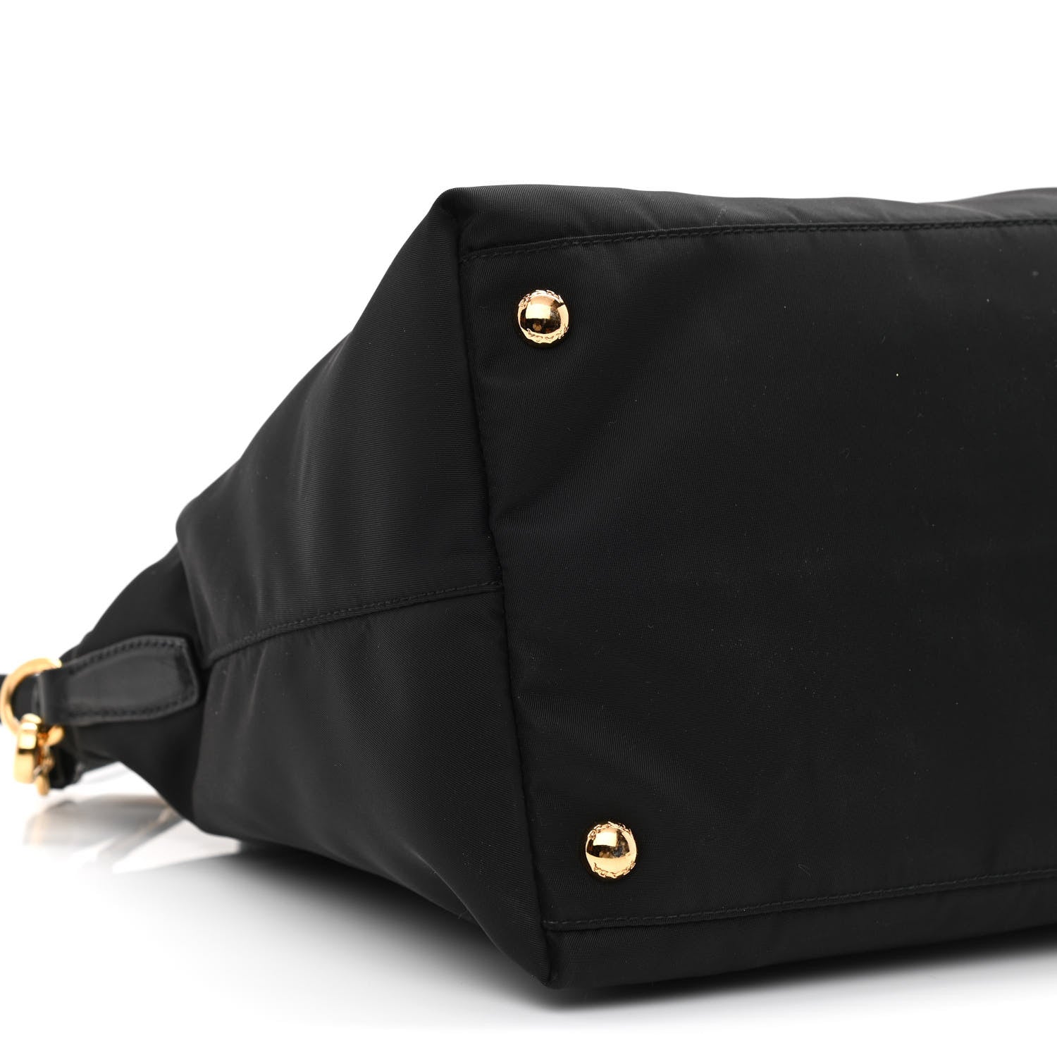 Prada Tessuto Nylon Saffiano Tote Black 11 of 12