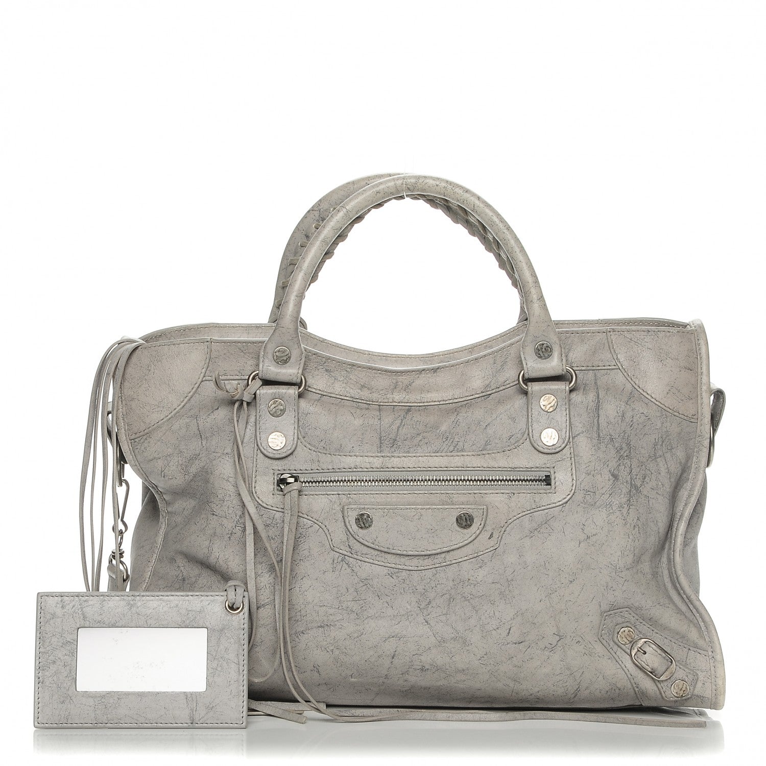 Balenciaga Agneau Marble Hardware City Grey 1 of 8
