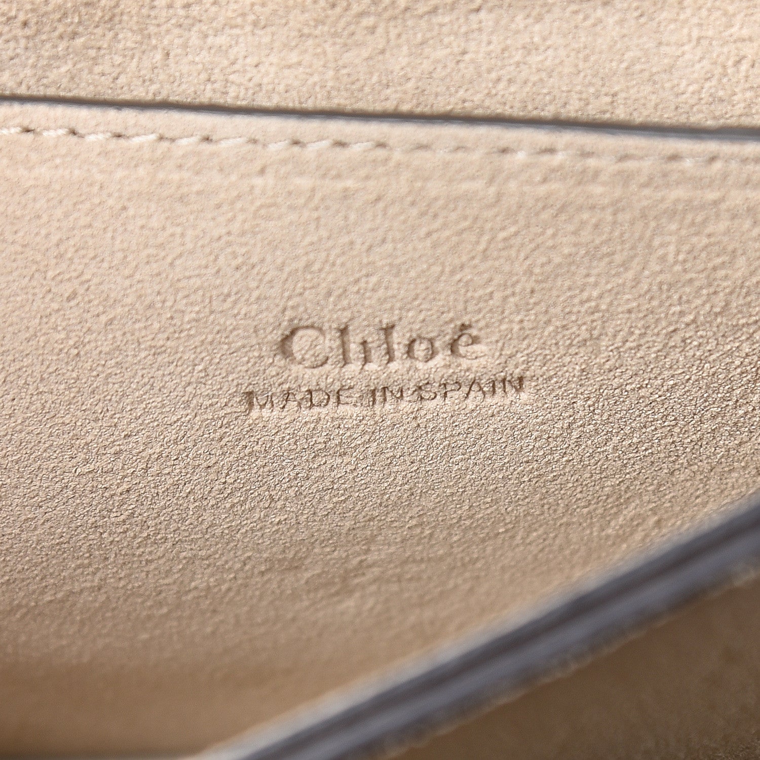Chloe Suede Calfskin Small Faye Shoulder Bag Motty Grey 6 of 12