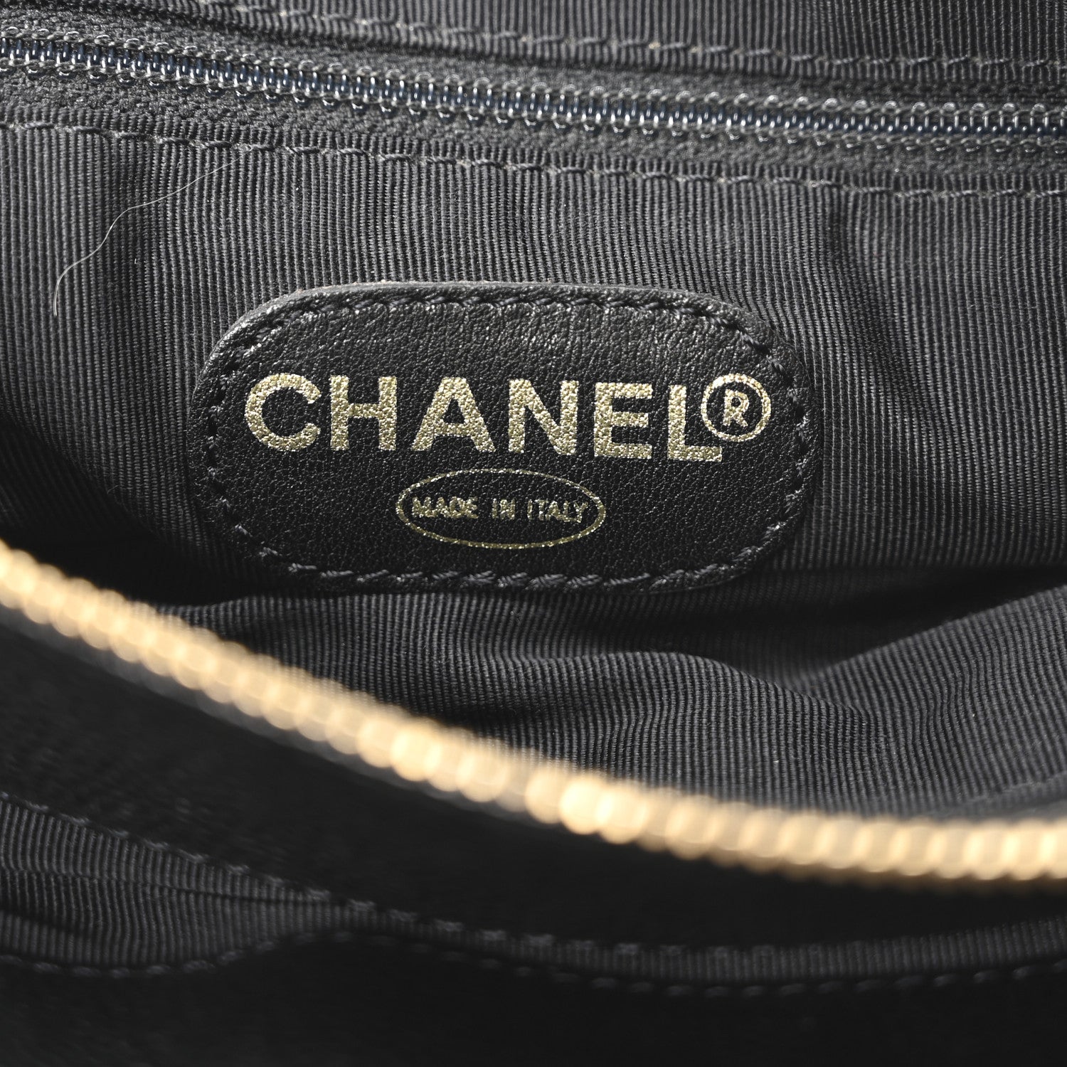 Chanel Caviar Quilted CC Shopping Tote Black 6 of 10