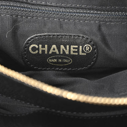 Chanel Caviar Quilted CC Shopping Tote Black 6 of 10