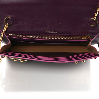 Delvaux Calfskin Tempete Pochette Burgundy 4 of 8