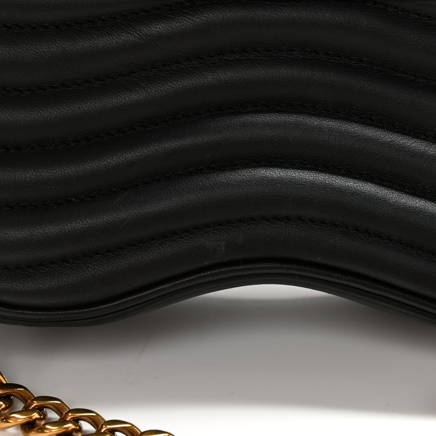 Louis Vuitton Calfskin New Wave Chain PM Black 10 of 11