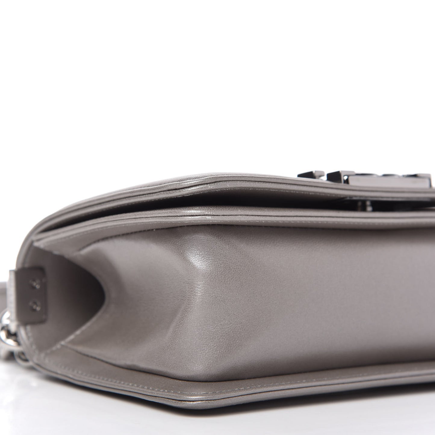Galuchat Stingray Small Boy Flap Silver