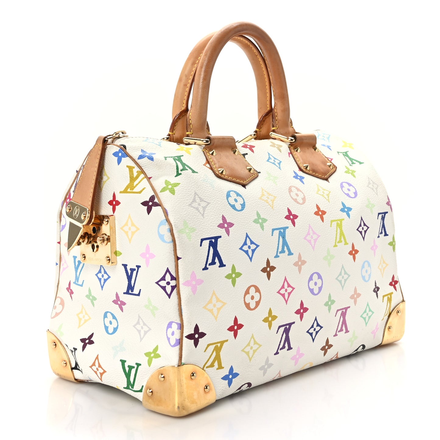 Monogram Multicolor Speedy 30 White
