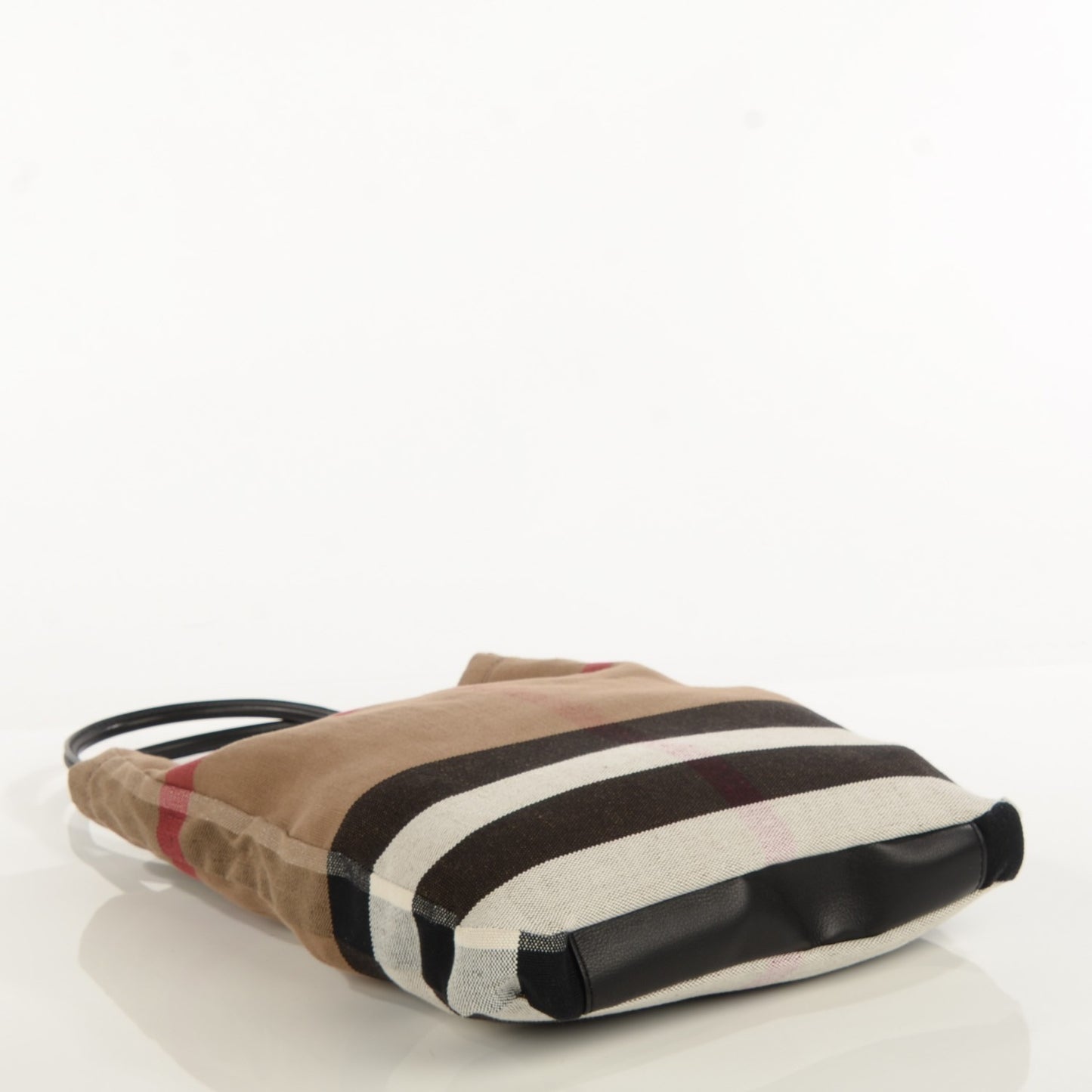 Canvas Mega Check Medium Lauriston Tote Black