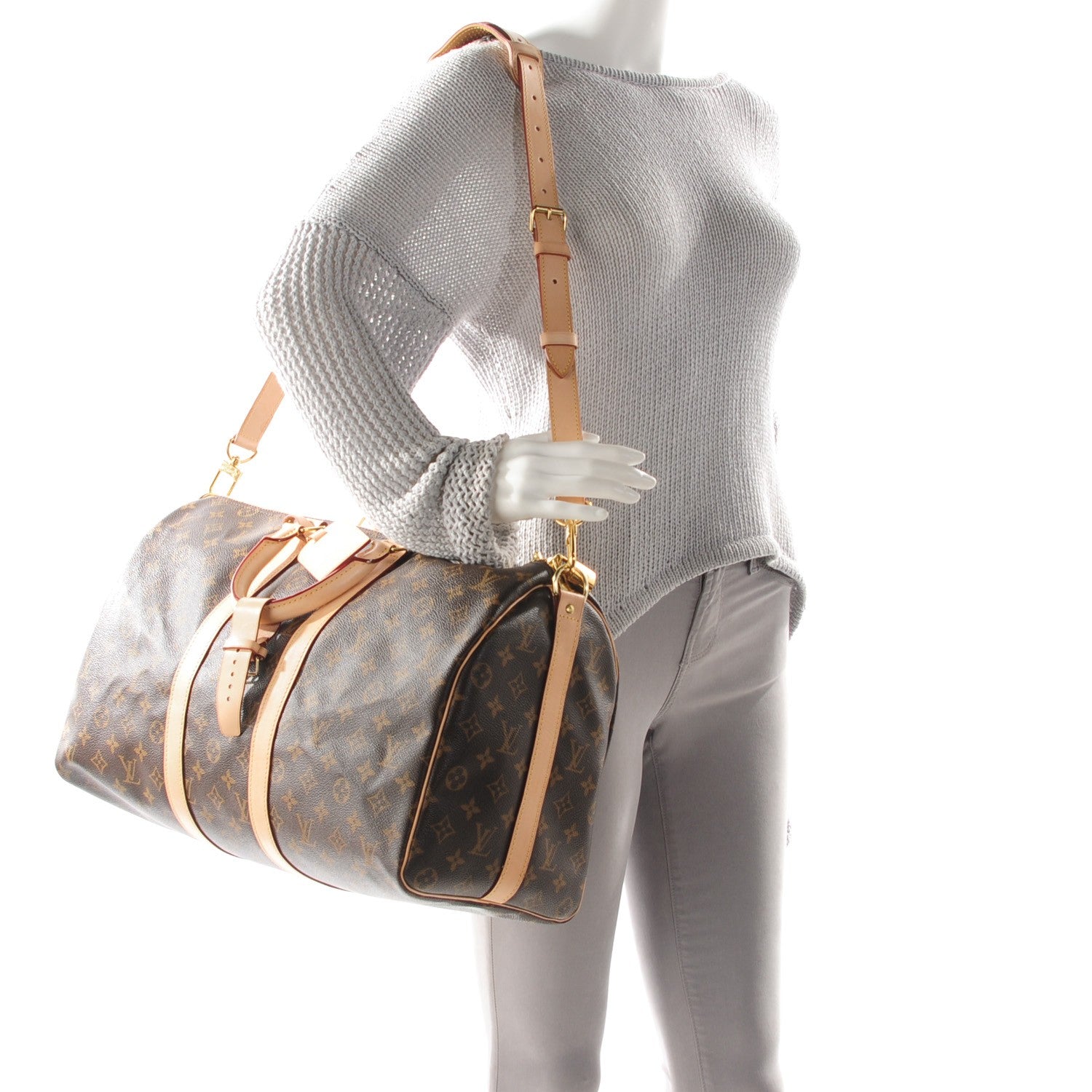 Louis Vuitton Monogram Keepall Bandouliere 45 2 of 8