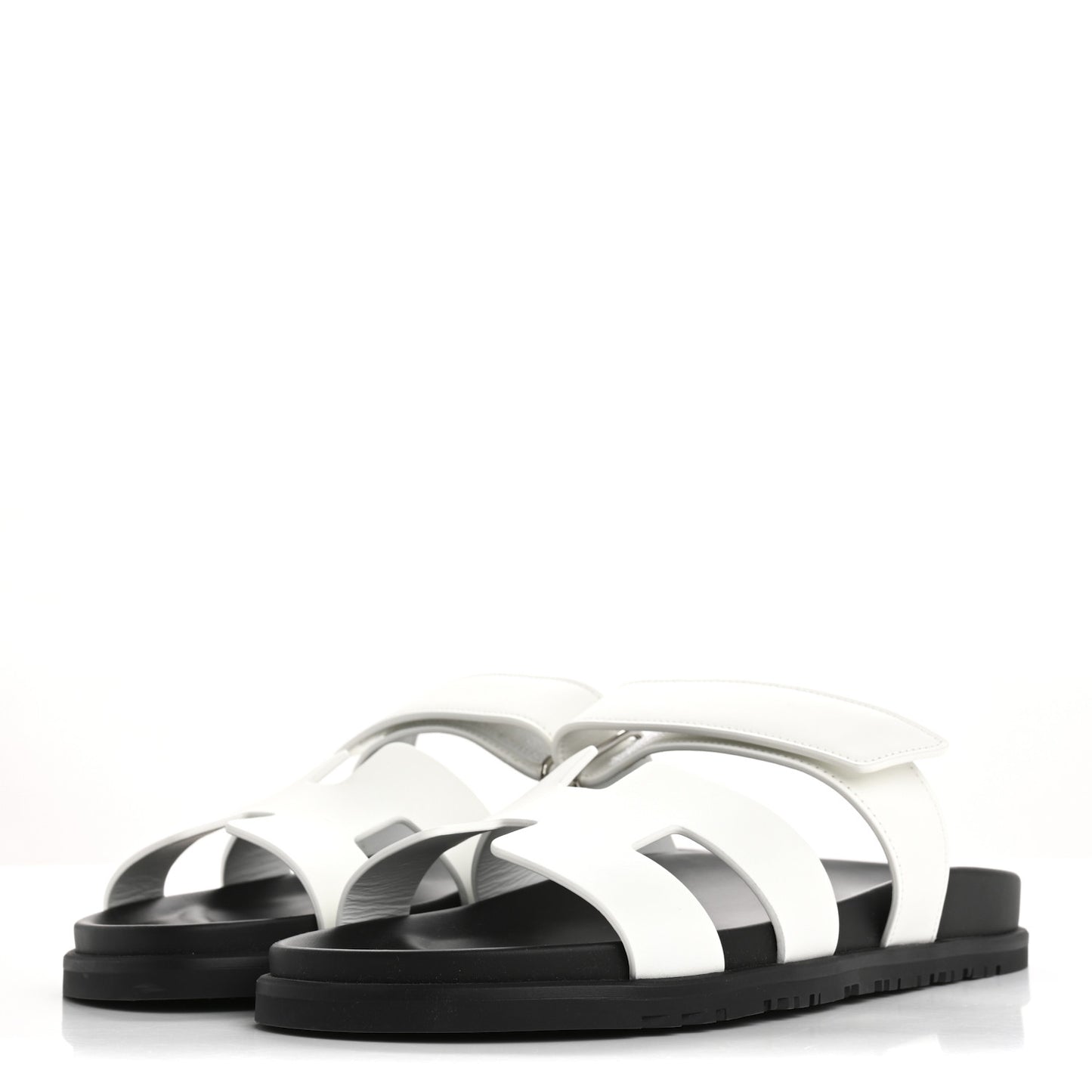 Calfskin Womens Chypre Sandals 40.5 White