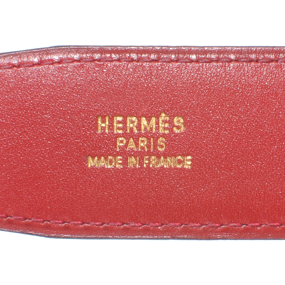 Box Reversible Constance 32mm H Belt 76 Rouge H and Rouge Vif