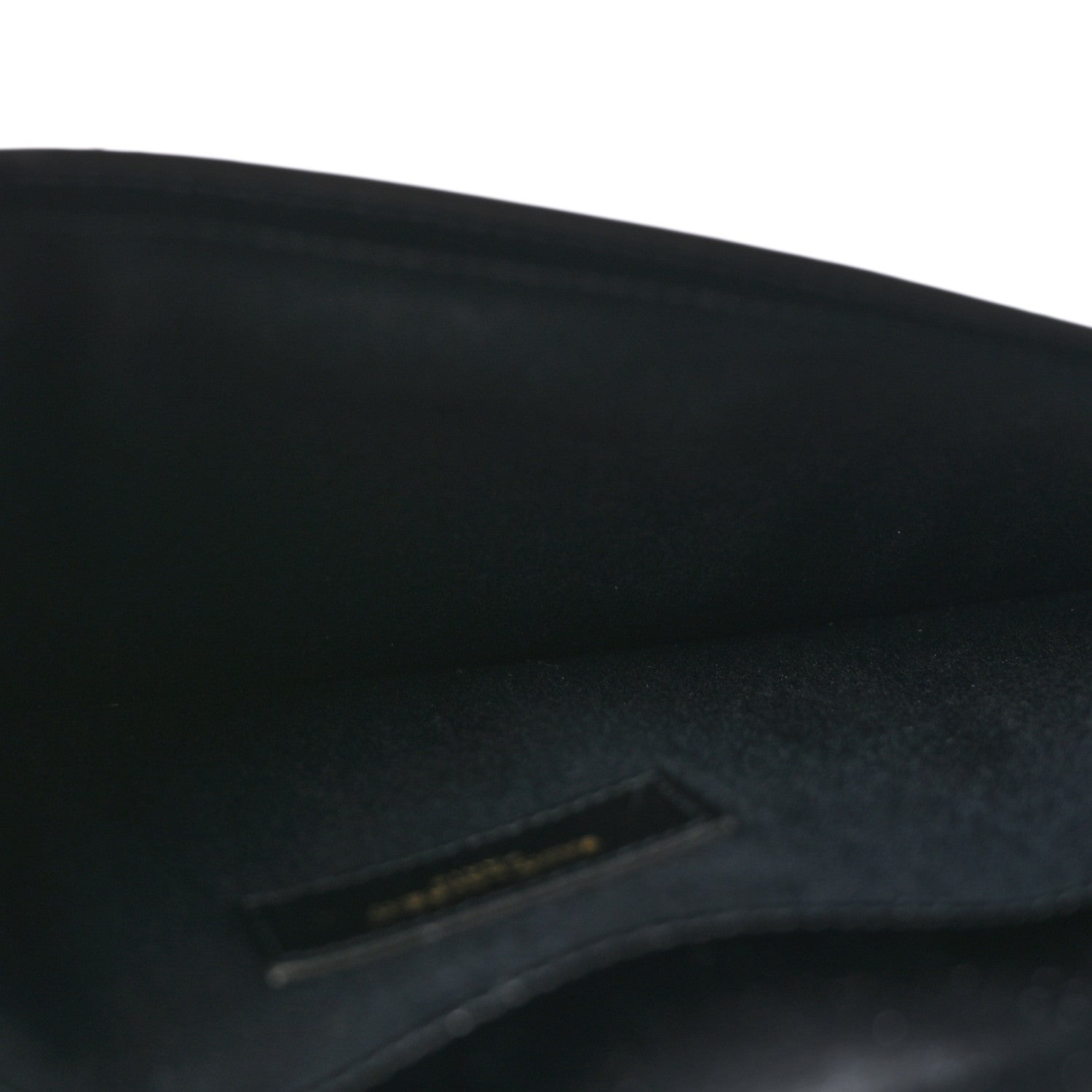Saint Laurent Smooth Shiny Calfskin Monogram Uptown Pouch Black 5 of 11