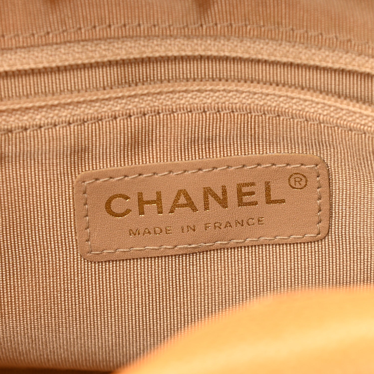 Chanel Caviar Quilted Small Bowler Orange 6 of 10