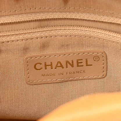 Chanel Caviar Quilted Small Bowler Orange 6 of 10