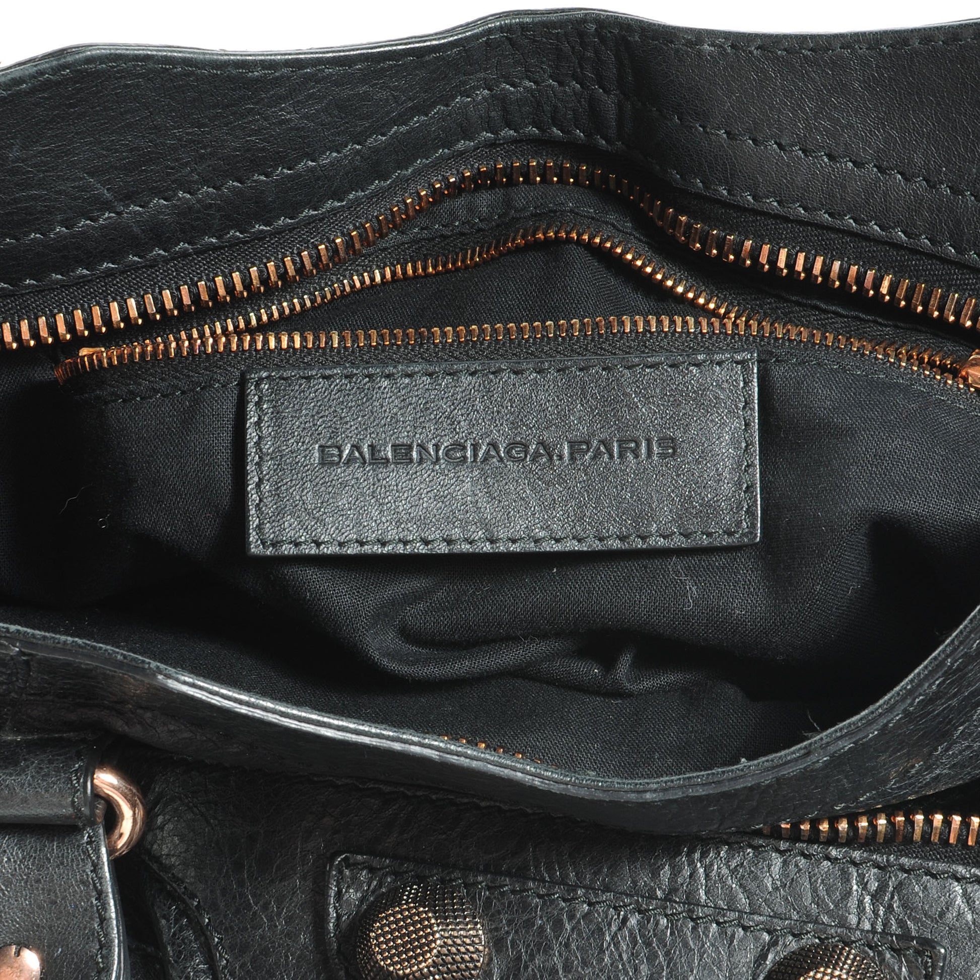 Balenciaga Agneau Giant 21 Rose Gold Hardware City Black 6 of 7