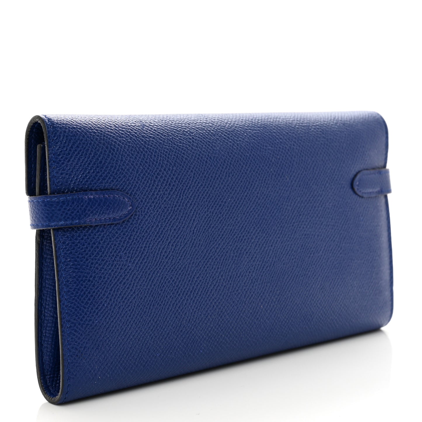 Epsom Kelly Longue Wallet Bleu Electrique