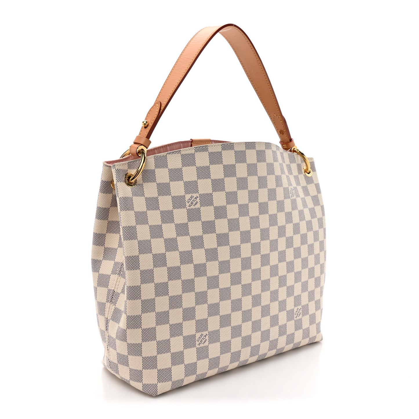 Damier Azur Graceful PM Rose Ballerine
