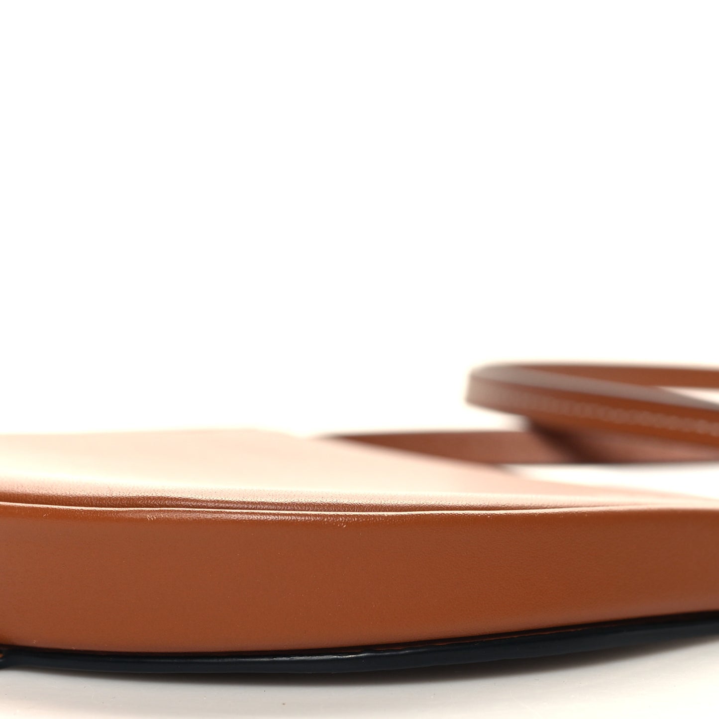 Soft Calfskin Small Heel Bag Tan