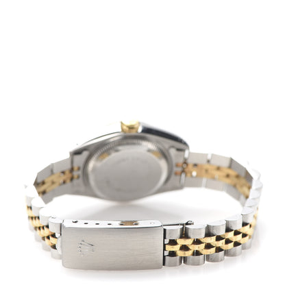 Rolex Stainless Steel 18K Yellow Gold 26mm Oyster Perpetual Datejust Watch Champagne 69173 5 of 7